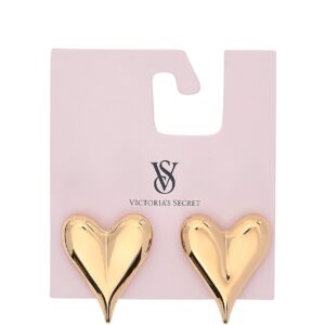 Home puffed heart earrings