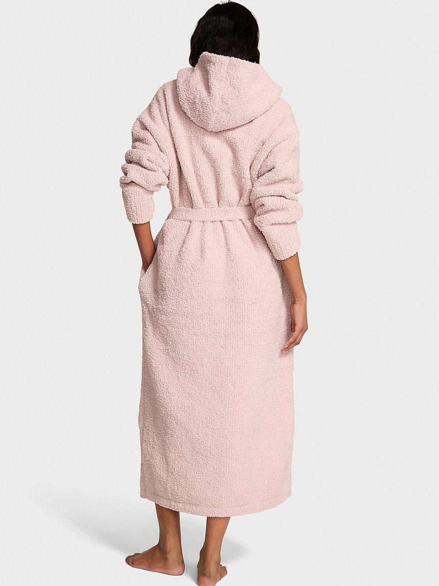 cozy chenille hooded long robe cozy chenille hooded long robe