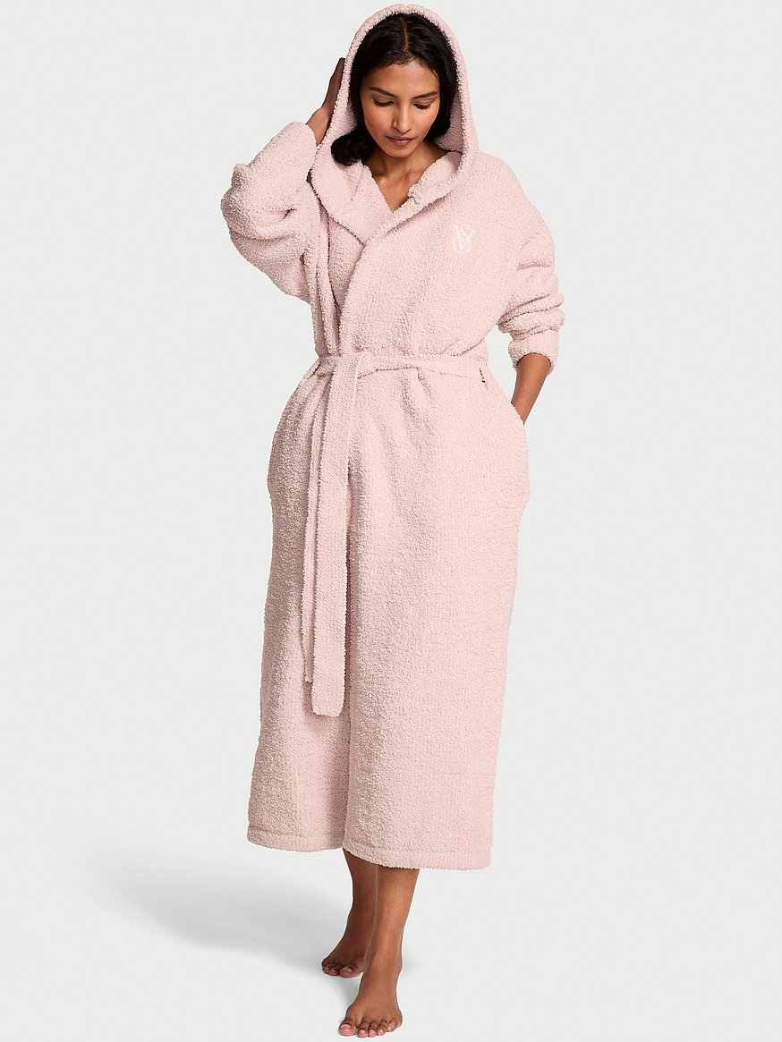 cozy chenille hooded long robe cozy chenille hooded long robe