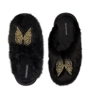 Витрина luxe plush closed toe slippers