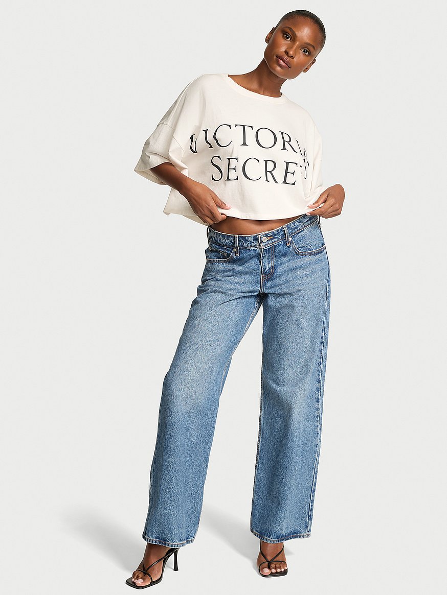 100% cotton oversized crop tee 100% cotton oversized crop tee