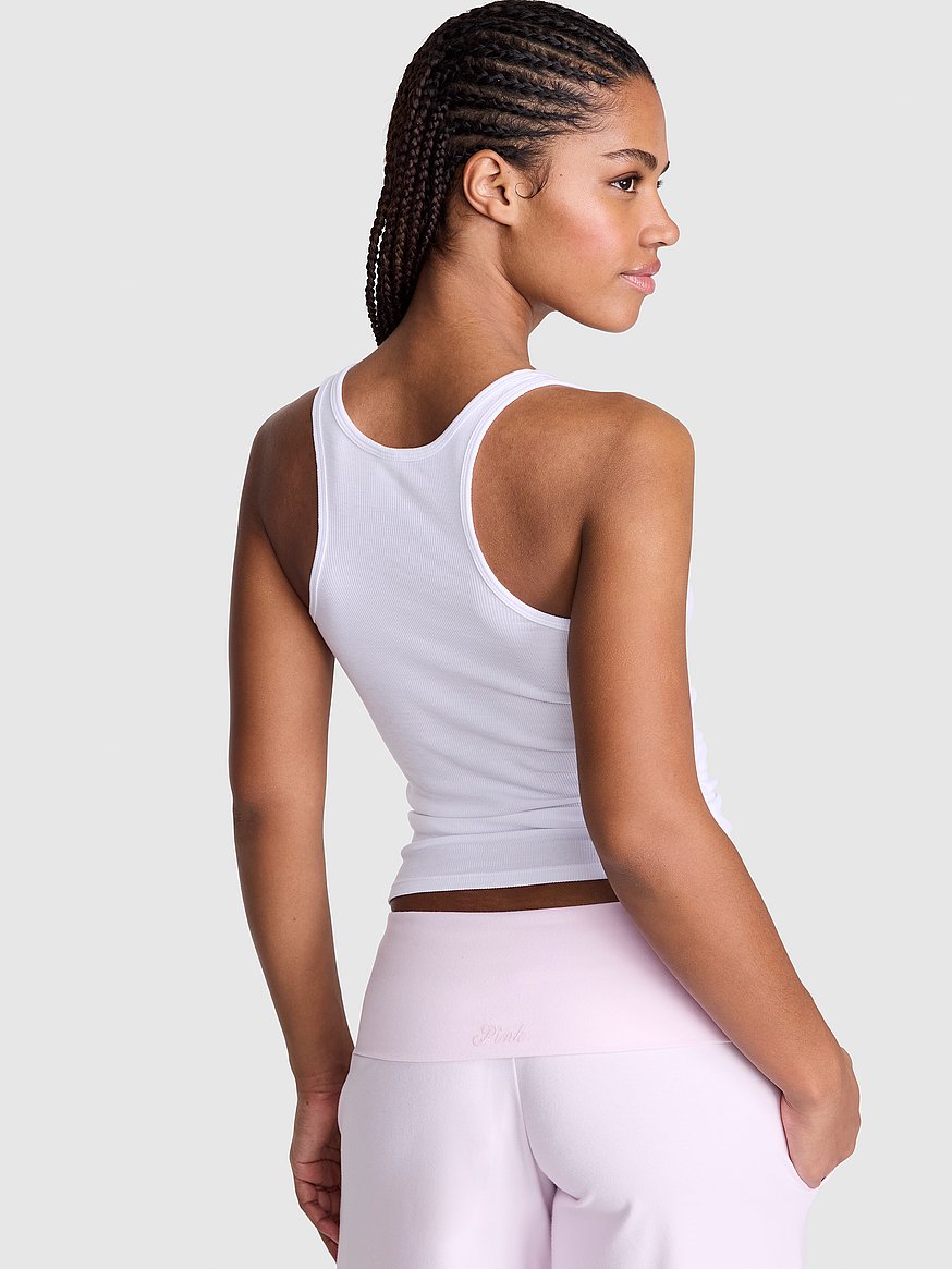 relaxed rib boyfriend tank top relaxed rib boyfriend tank top