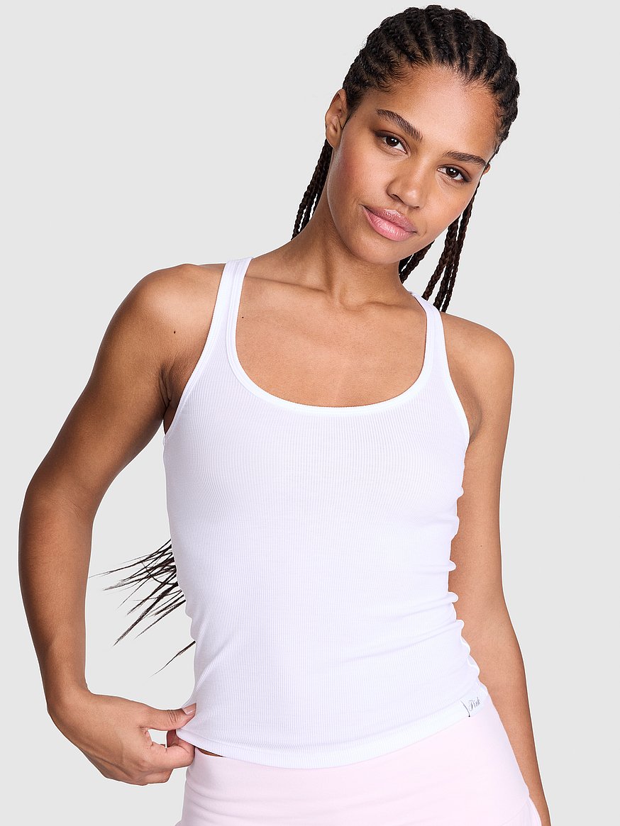 relaxed rib boyfriend tank top relaxed rib boyfriend tank top