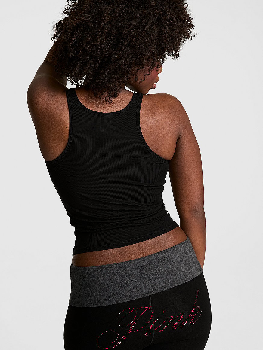 relaxed rib boyfriend tank top relaxed rib boyfriend tank top