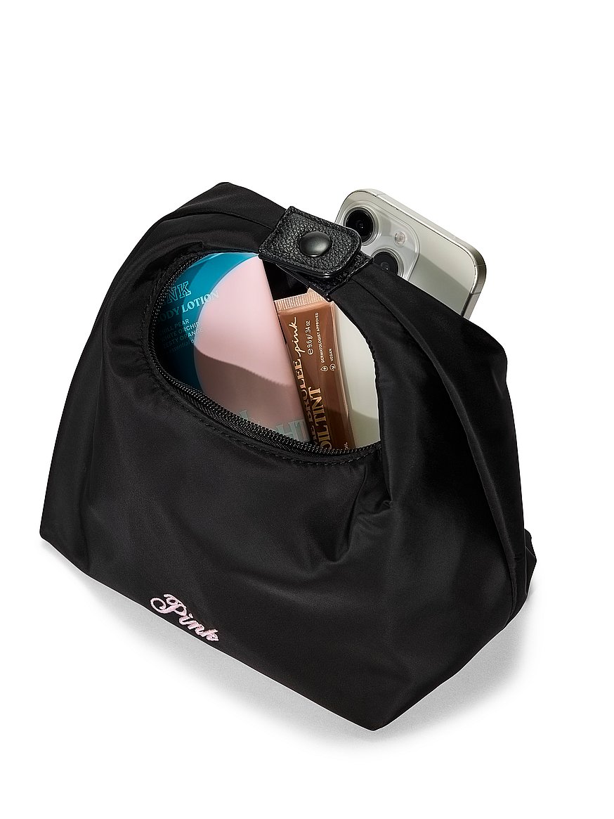 nylon snap makeup bag nylon snap makeup bag