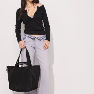 Home nylon tote bag