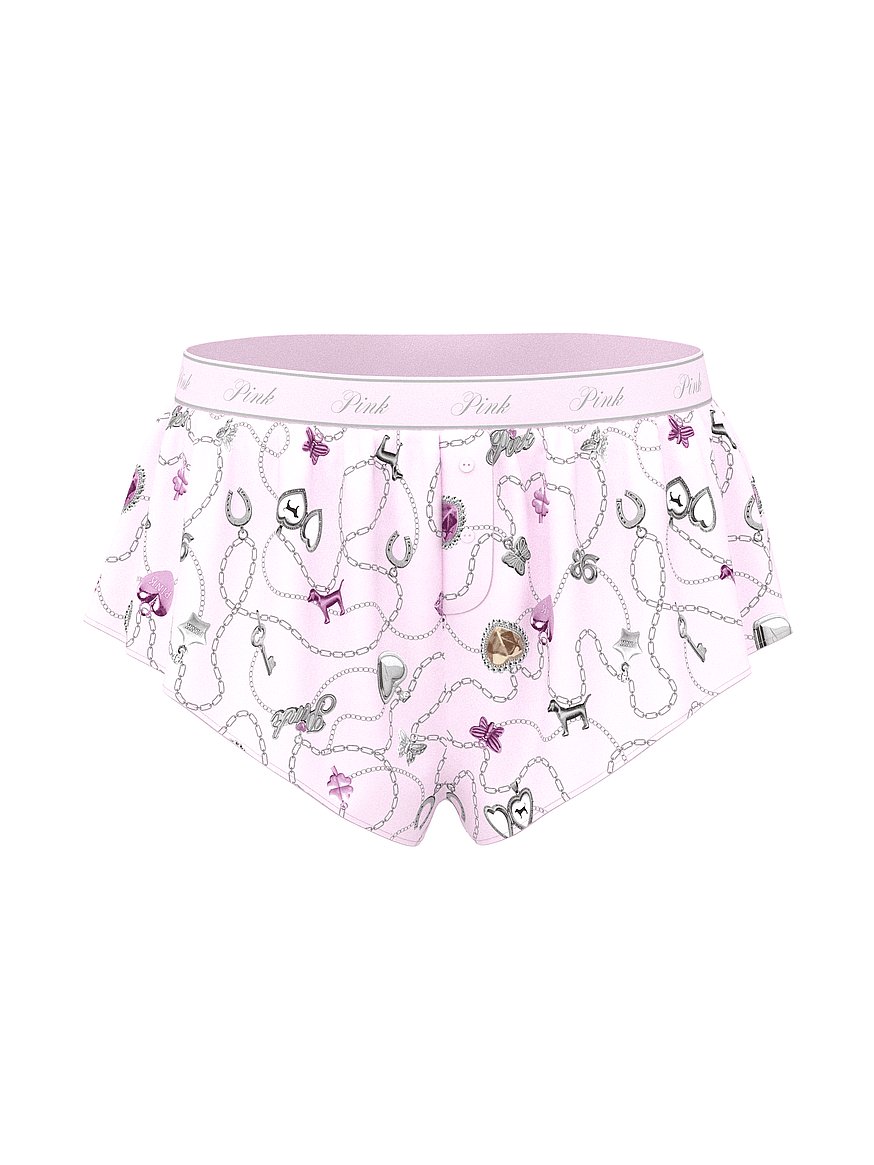 grwpink™ statin flutter boxy shorts grwpink™ statin flutter boxy shorts