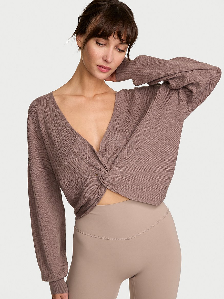 twist rib knit crop sweater twist rib knit crop sweater