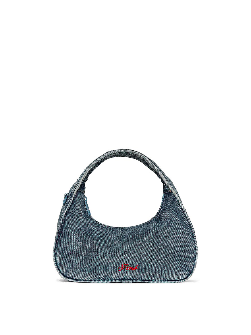 denim mini hobo bag denim mini hobo bag