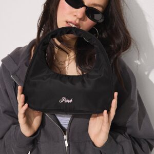 nylon mini hobo bag