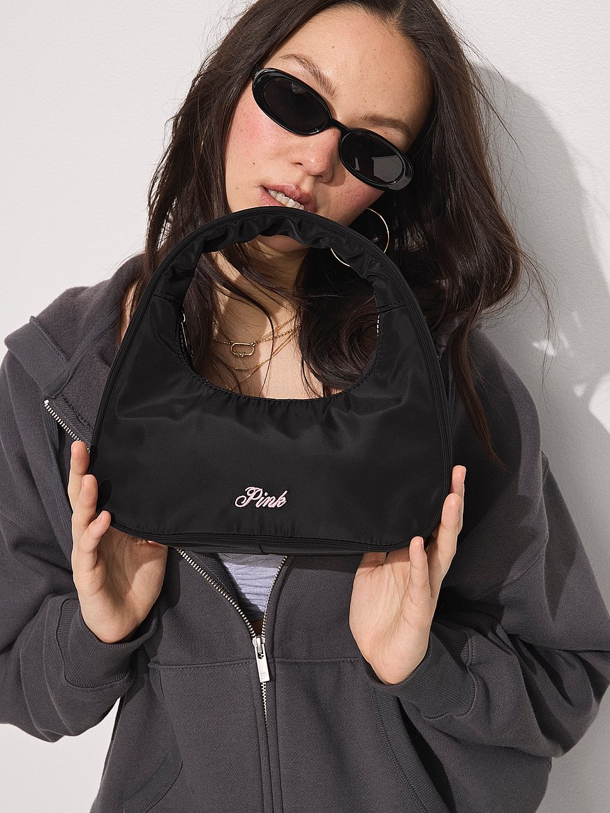 nylon mini hobo bag nylon mini hobo bag