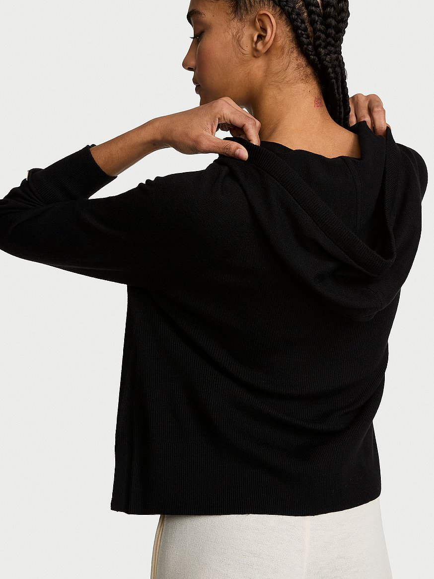 luxe knit hoodie luxe knit hoodie