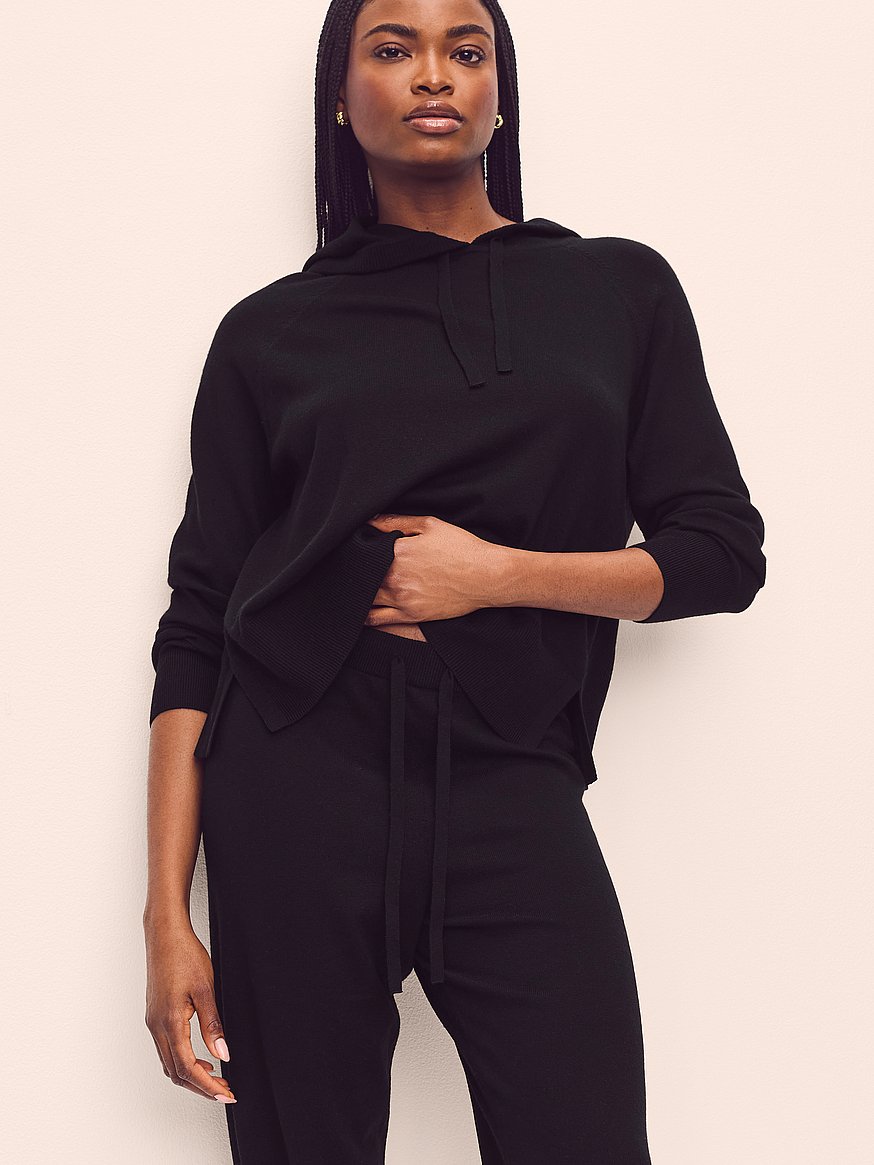 luxe knit hoodie luxe knit hoodie