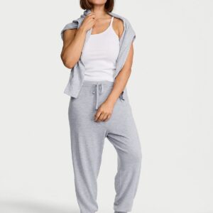 luxe knit jogger pants
