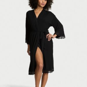 Витрина sosoft™ modal lace trim robe
