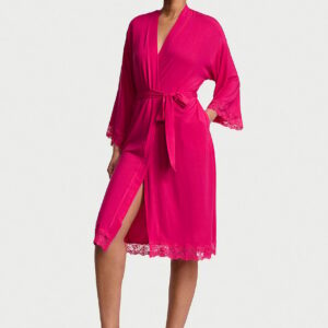 Витрина sosoft™ modal lace trim robe