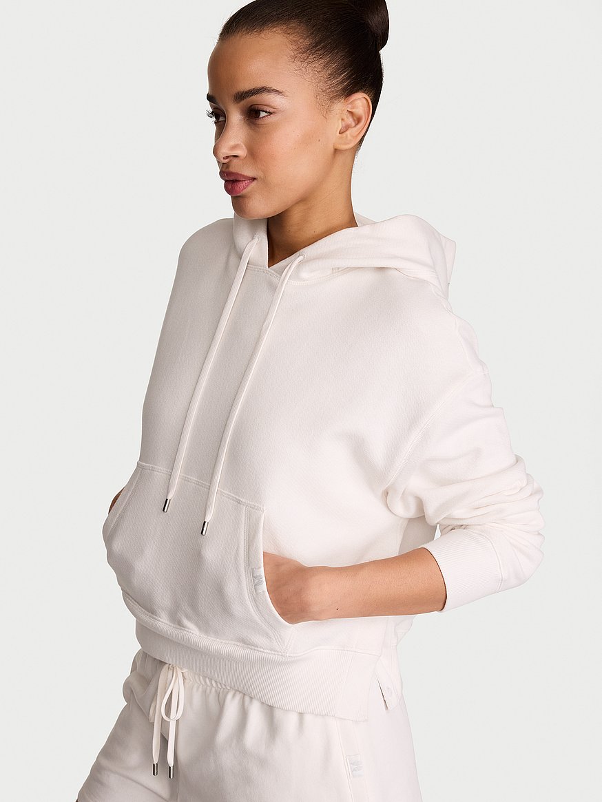 vintage fleece popover slit hoodie vintage fleece popover slit hoodie