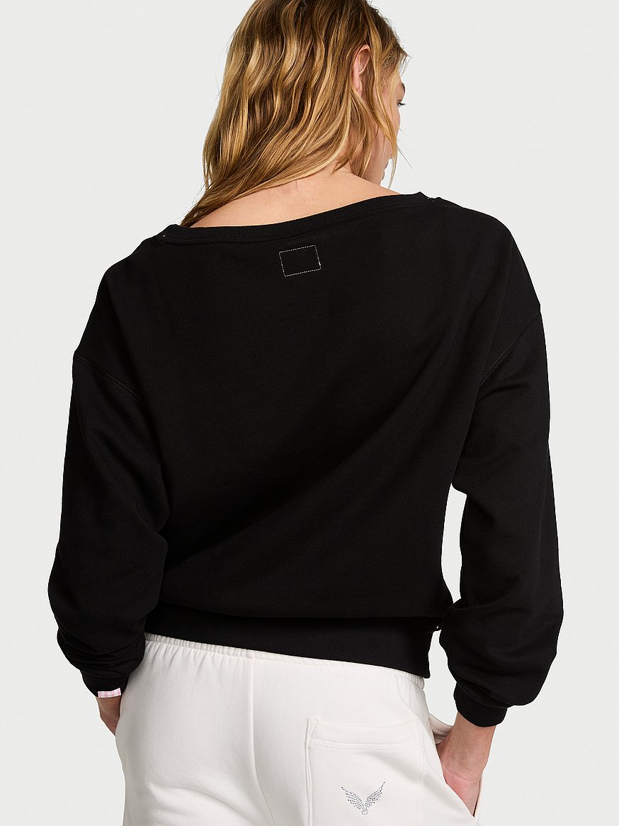 off duty terry boatneck sweatshirt off duty terry boatneck sweatshirt