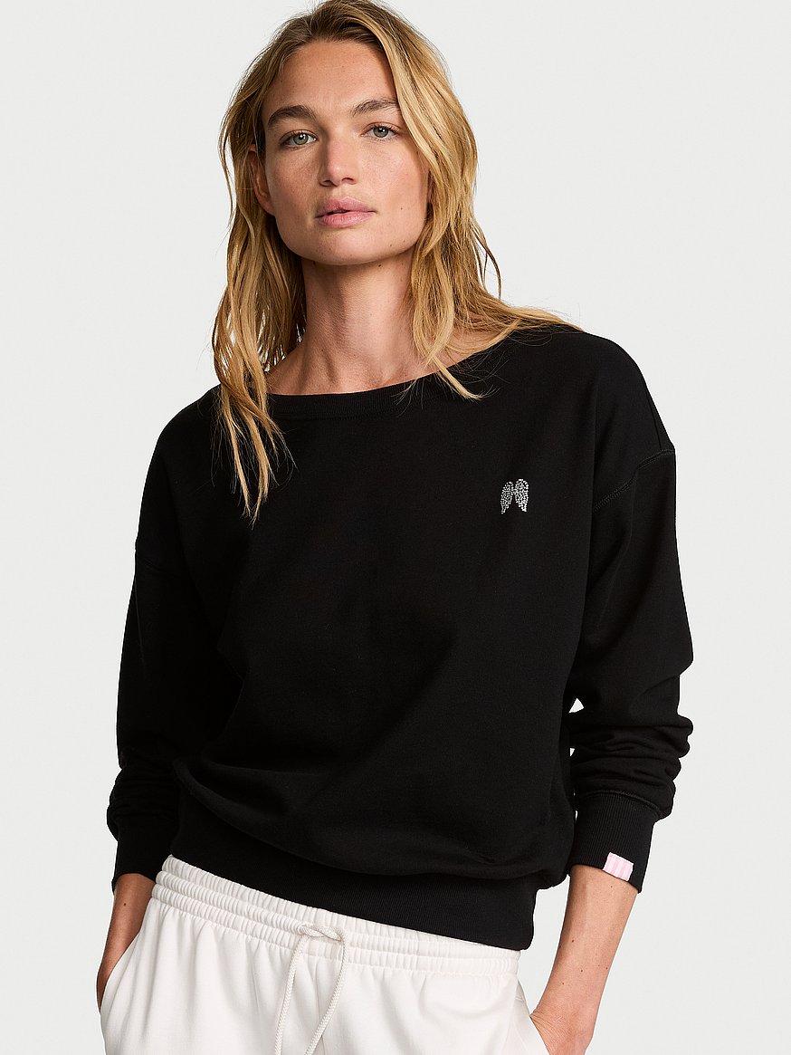 off duty terry boatneck sweatshirt off duty terry boatneck sweatshirt