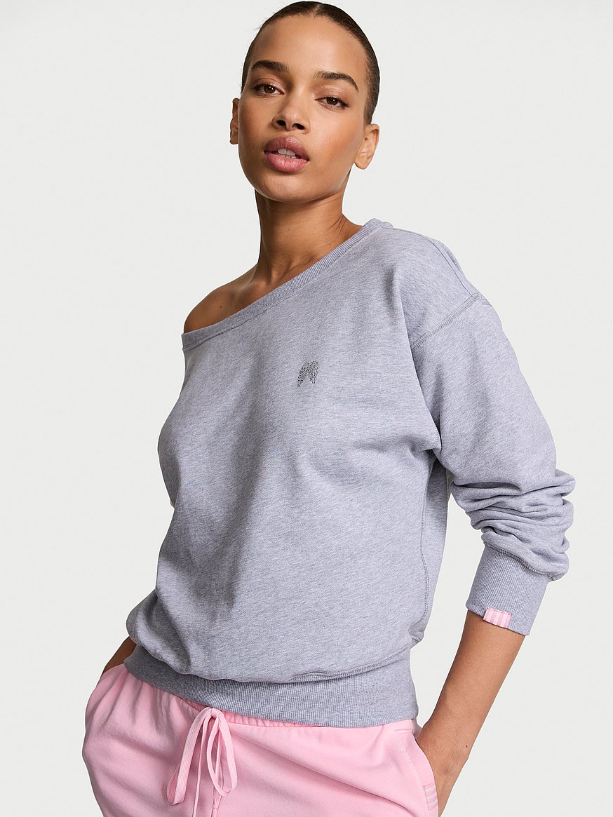 off duty terry boatneck sweatshirt off duty terry boatneck sweatshirt