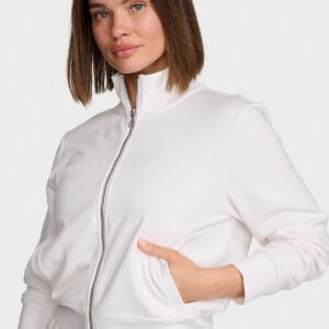 bridal pique knit track jacket