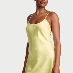 signature satin mini slip