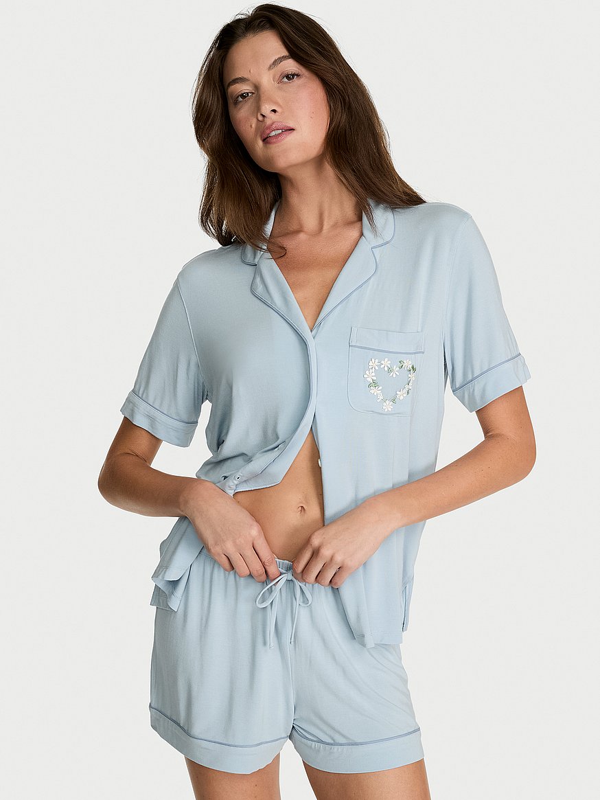 sosoft™ modal short pajama set sosoft™ modal short pajama set