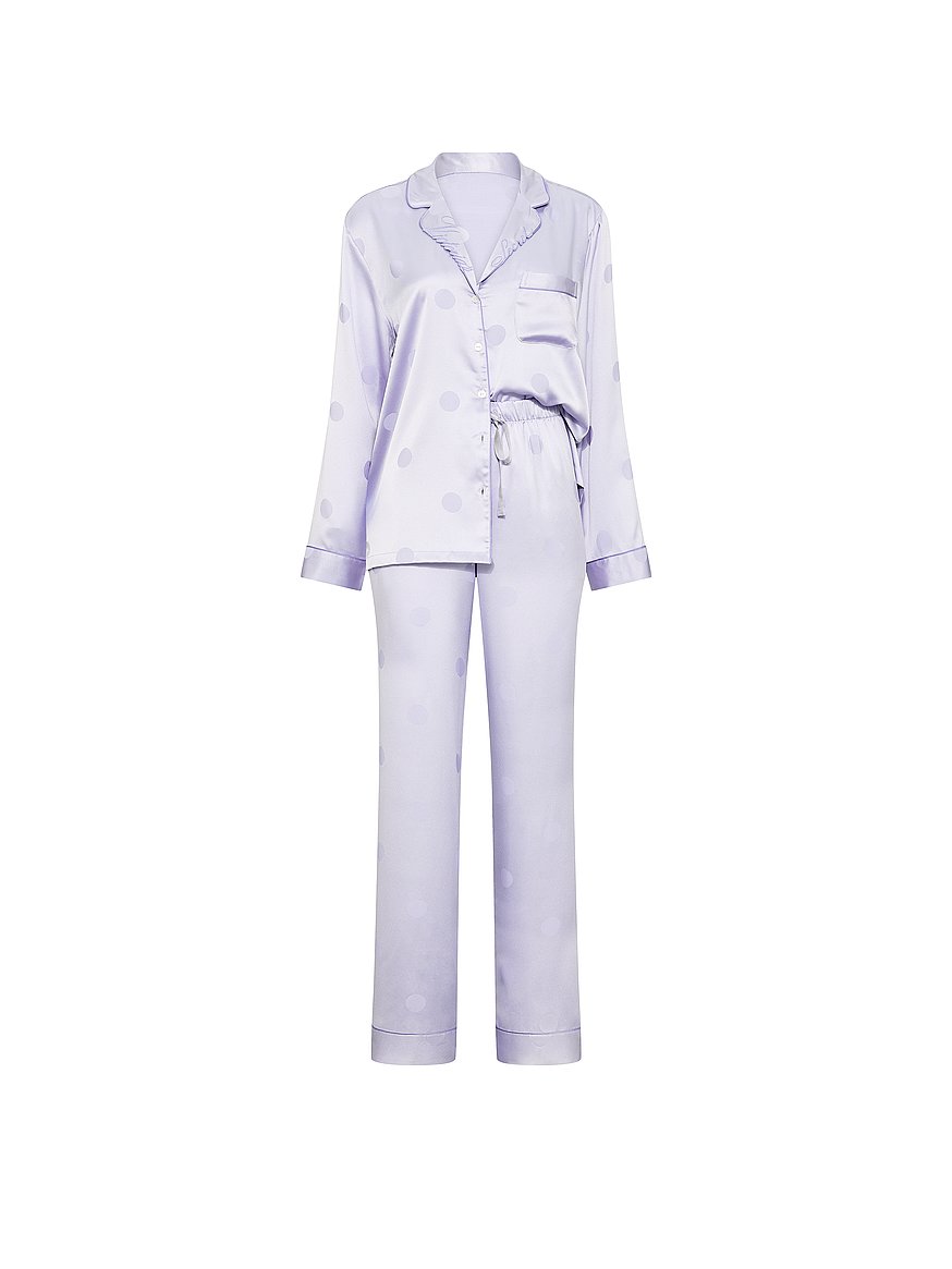 signature satin long pajama set signature satin long pajama set