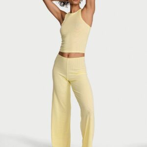 Витрина cotton shadow stripe tank & pants set