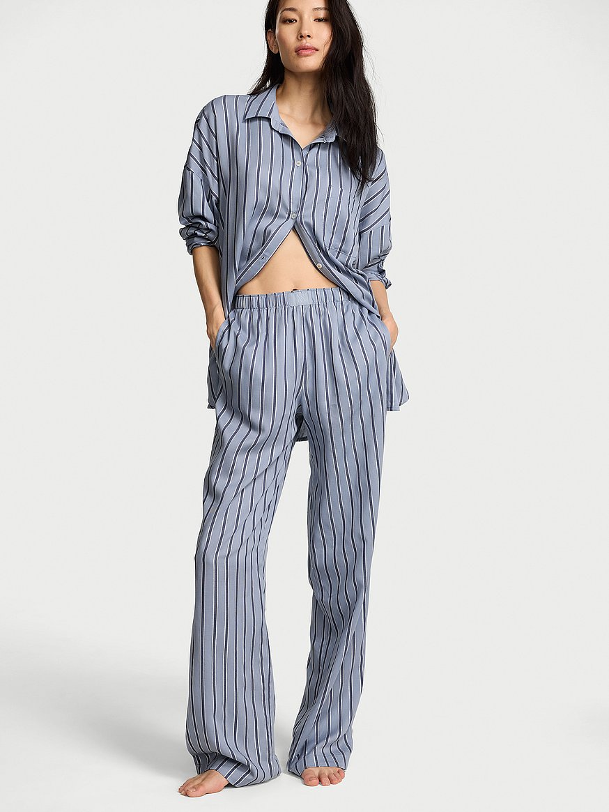 modal cotton long pajama set modal cotton long pajama set