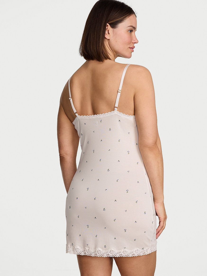 cotton shadow stripe slip dress cotton shadow stripe slip dress