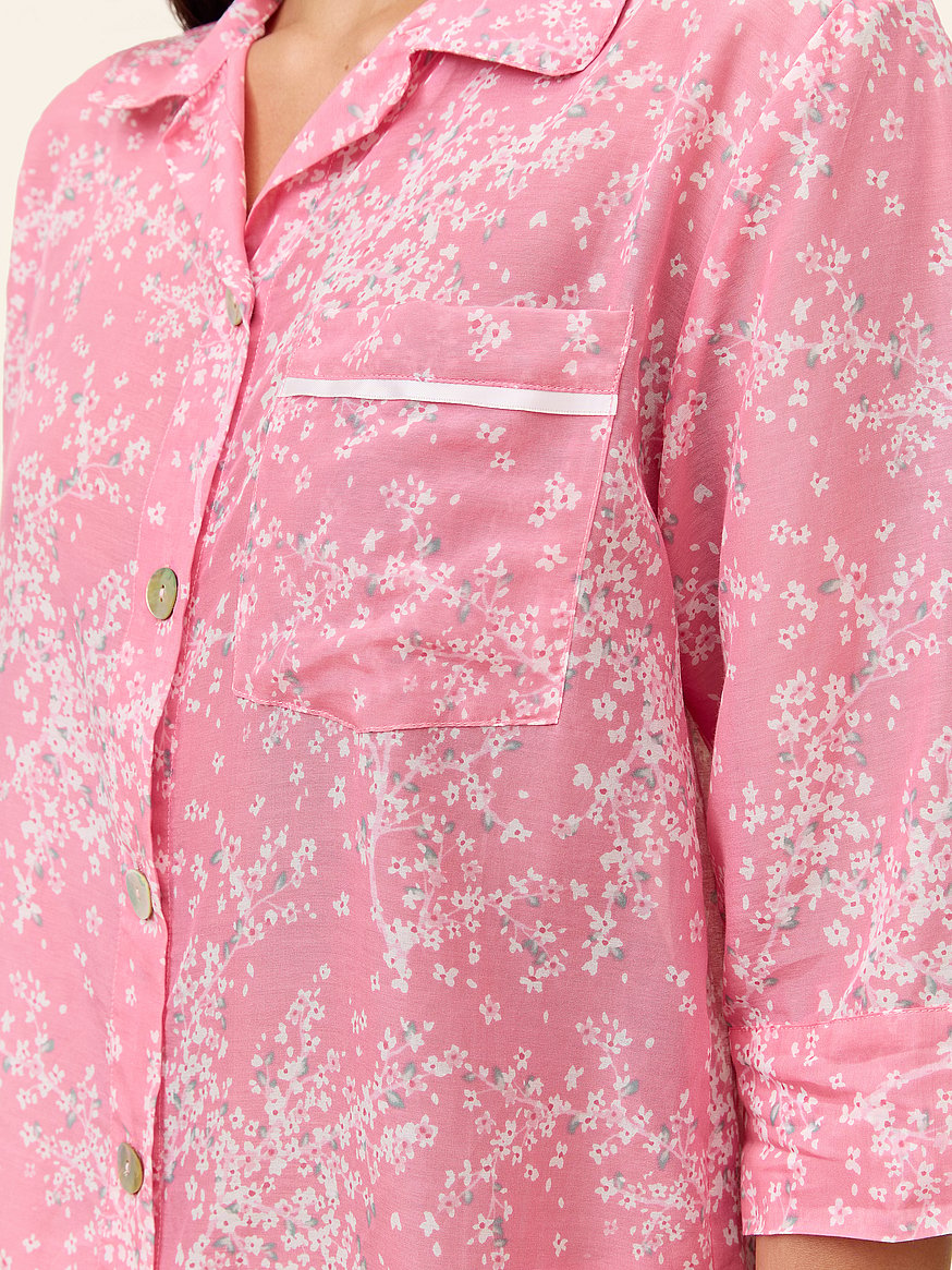 cheri blossom crop pj set cheri blossom crop pj set