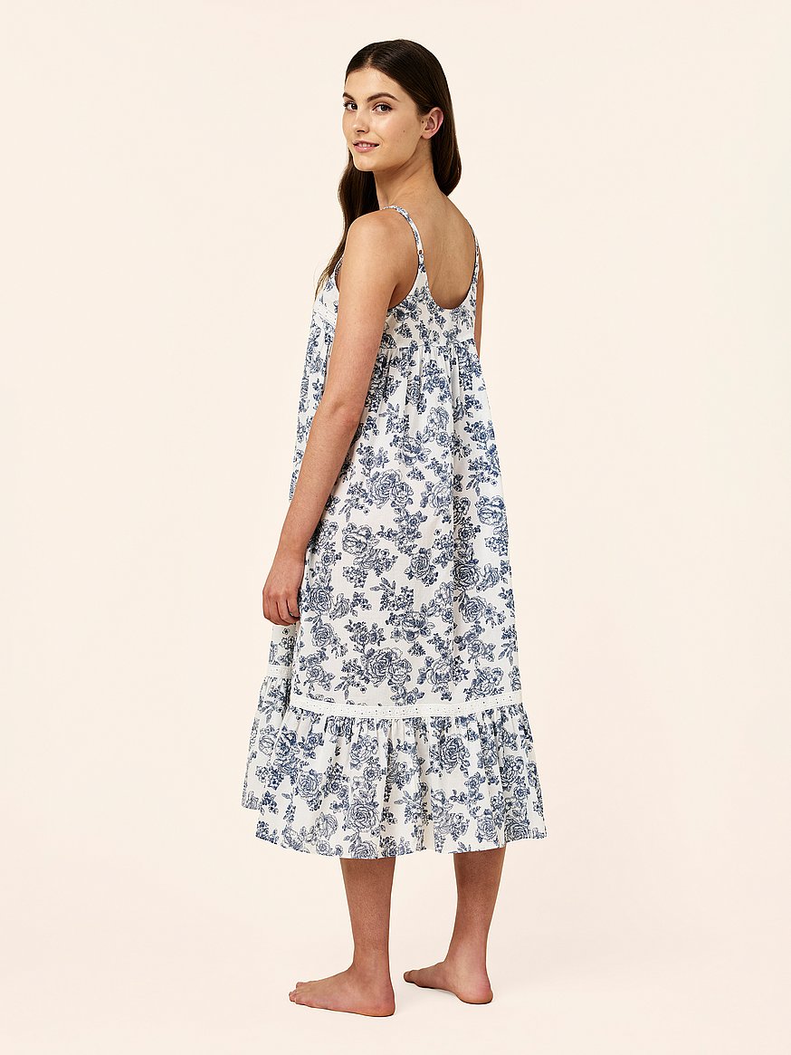 nostalgia strappy lace trim nightie nostalgia strappy lace trim nightie