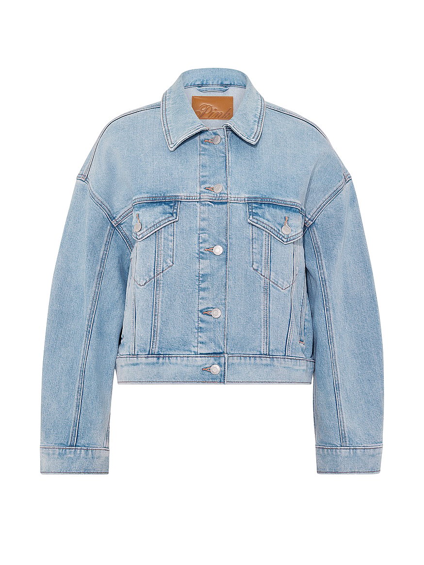 denim by pink boyfriend trucker jacket denim by pink boyfriend trucker jacket