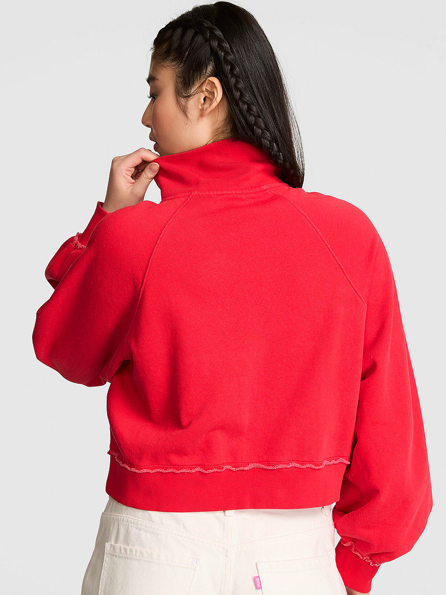 campus terry™ mock neck full zip sweatshirt campus terry™ mock neck full zip sweatshirt