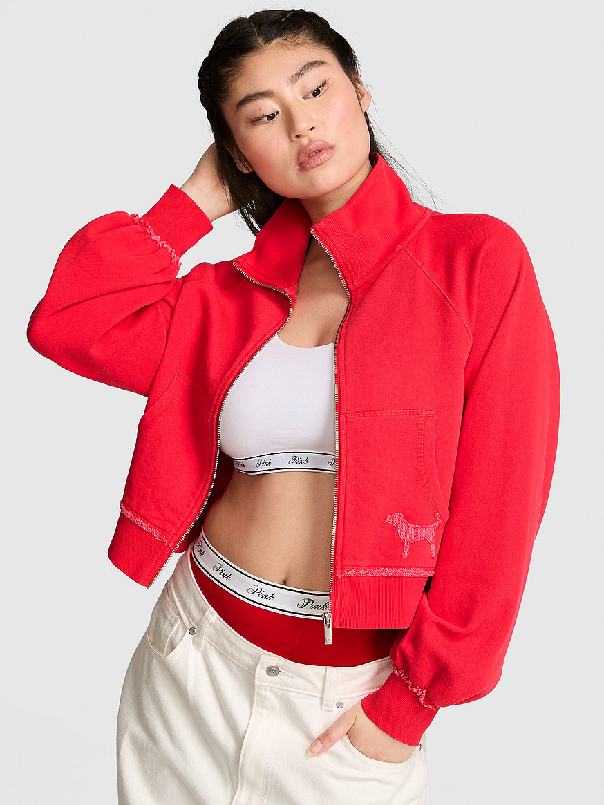 campus terry™ mock neck full zip sweatshirt campus terry™ mock neck full zip sweatshirt