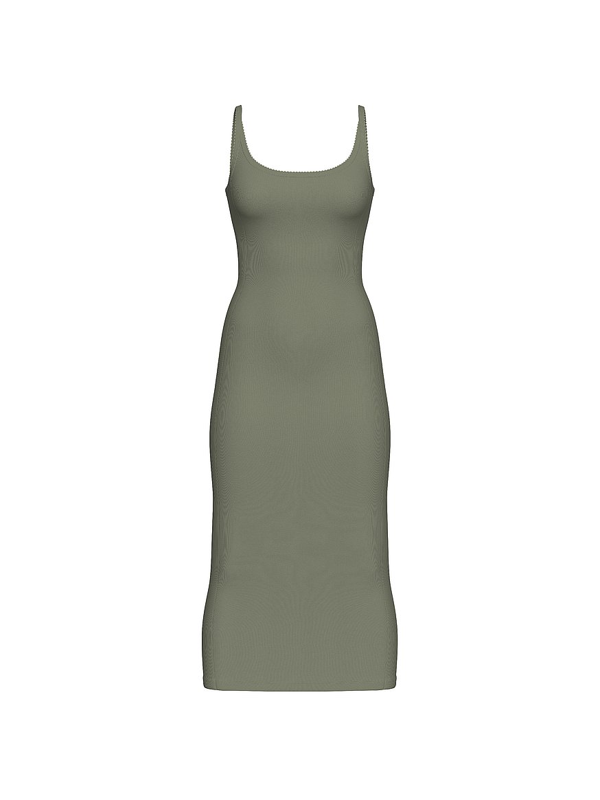 all day soft rib high neck midi dress all day soft rib high neck midi dress