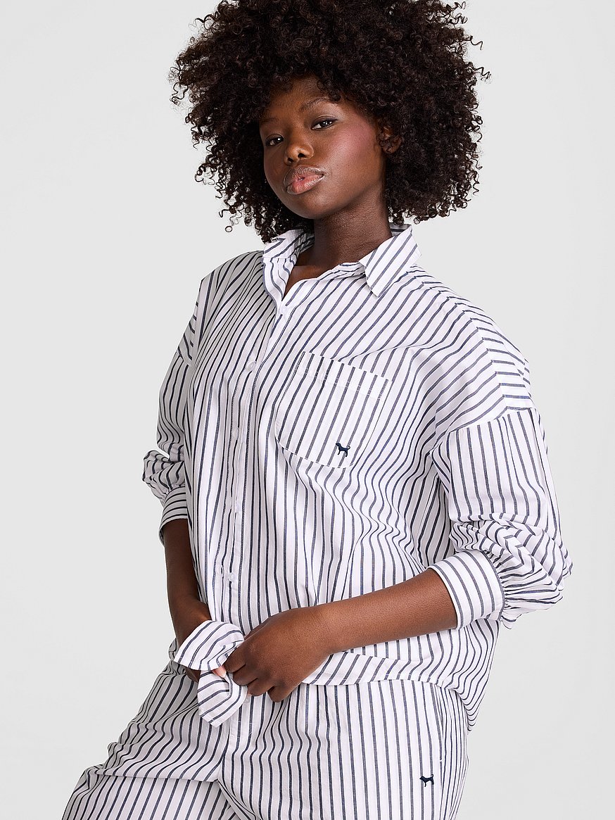 coastal cutie button down sleepshirt coastal cutie button down sleepshirt