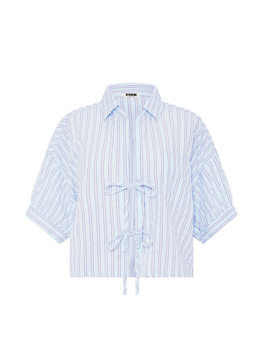 coastal cutie tie front sleepshirt coastal cutie tie front sleepshirt