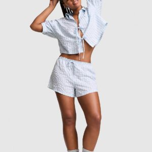 coastal cutie pajama shorts