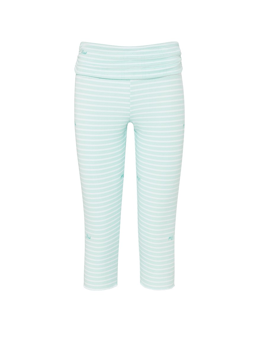 soft luxe pointelle foldover capri pants soft luxe pointelle foldover capri pants