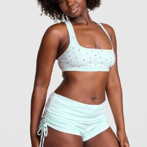 soft luxe pointelle foldover shorts