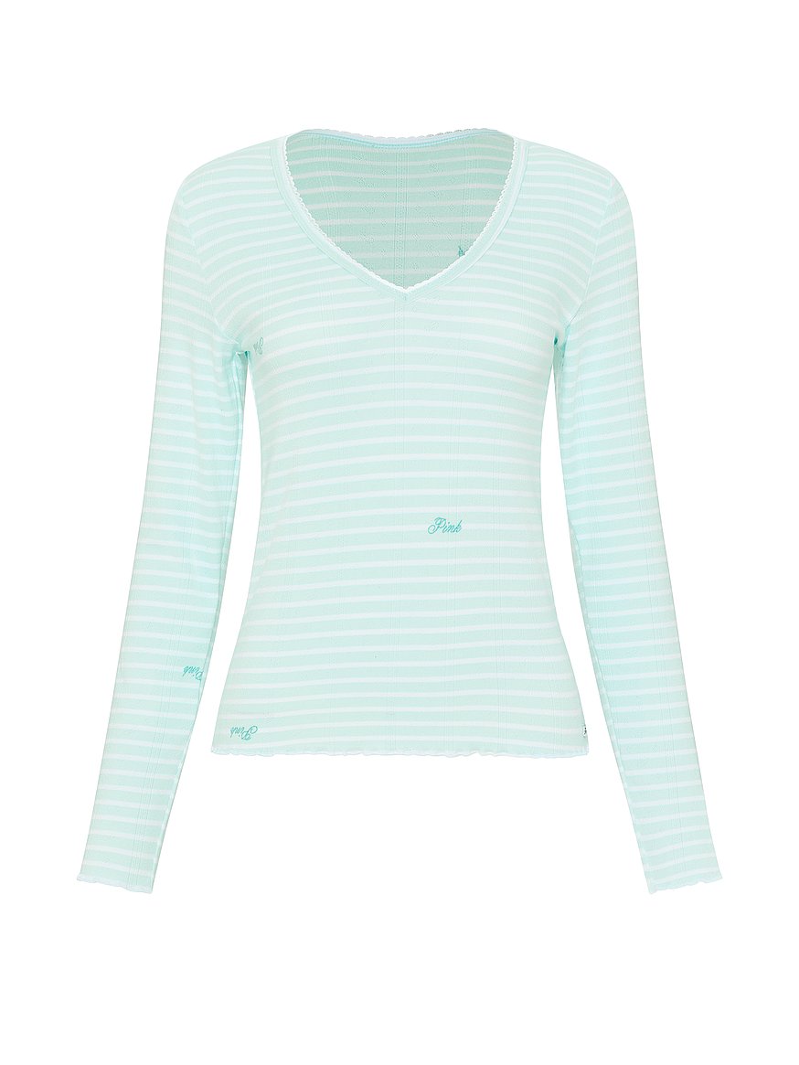 soft luxe pointelle v neck long sleeve top soft luxe pointelle v neck long sleeve top