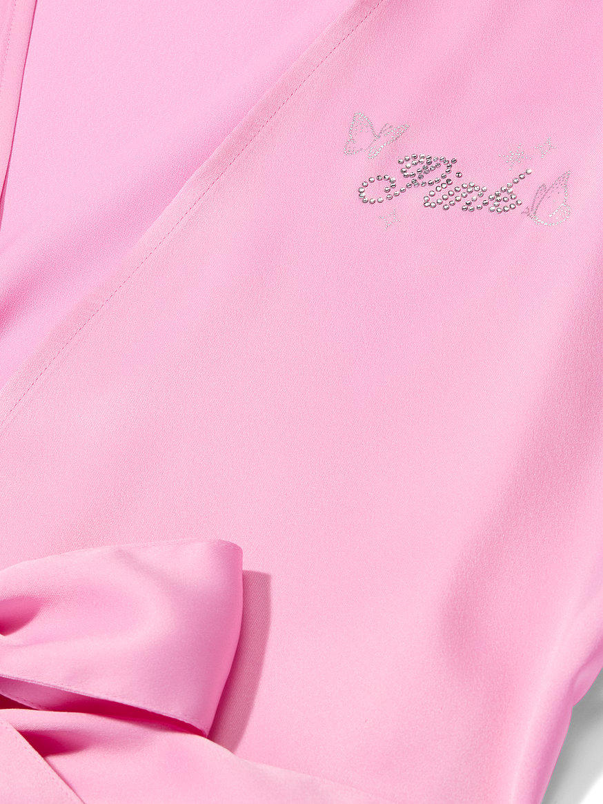 grwpink™ satin robe grwpink™ satin robe