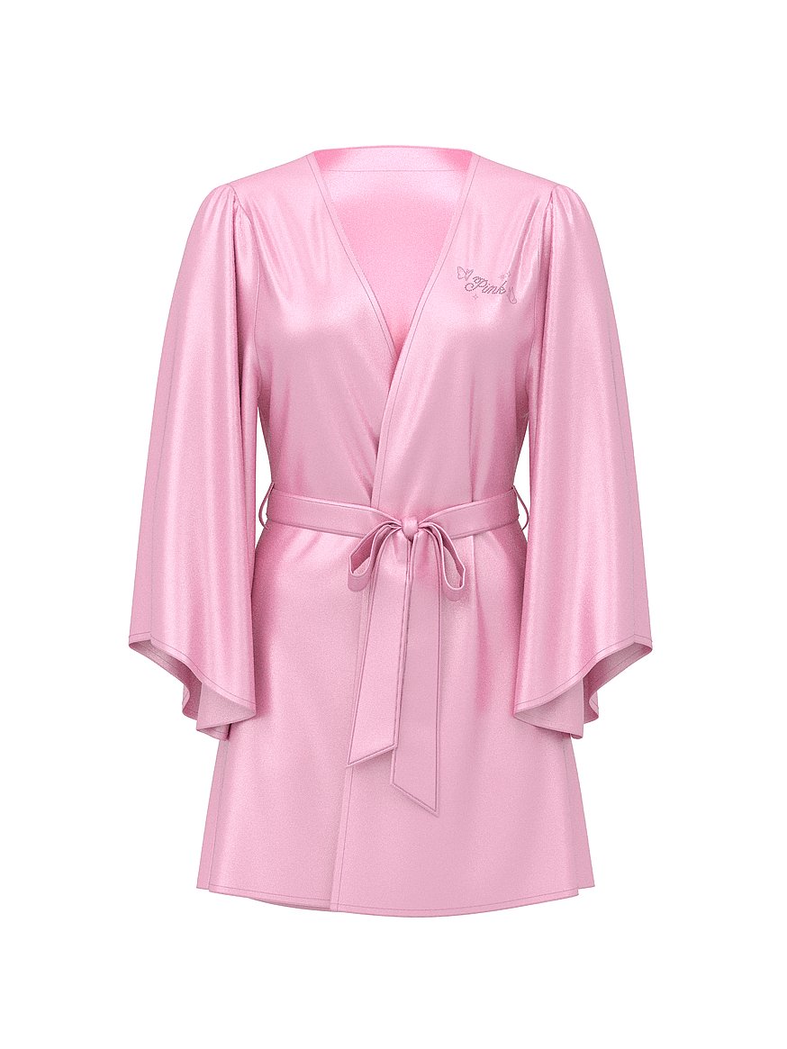 grwpink™ satin robe grwpink™ satin robe