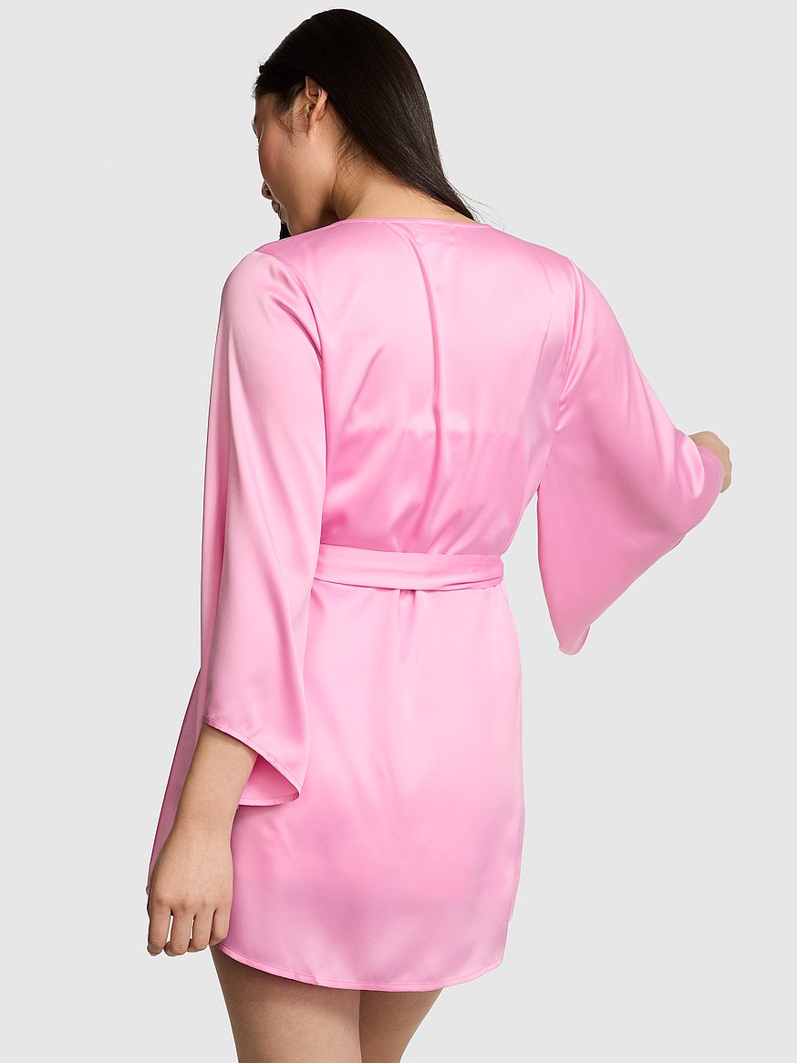 grwpink™ satin robe grwpink™ satin robe