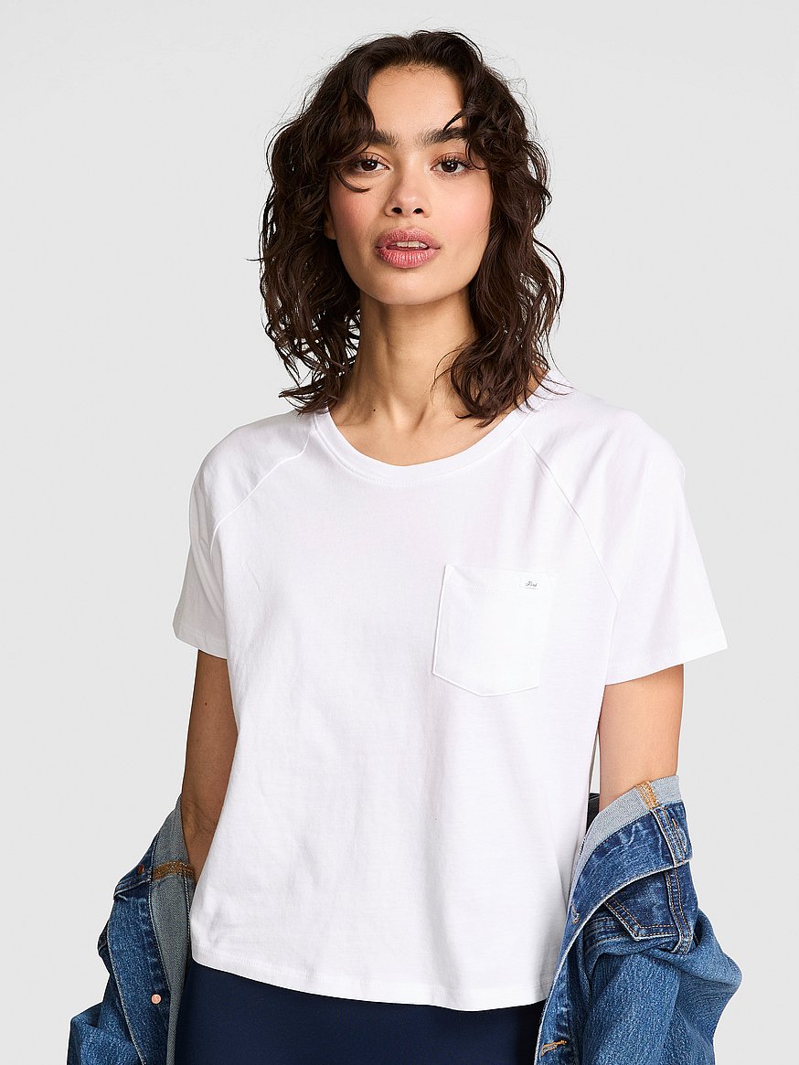cotton raglan sleep tee cotton raglan sleep tee