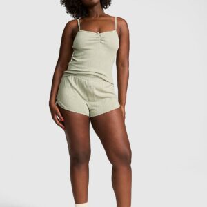 Home pointelle bow boxer shorts