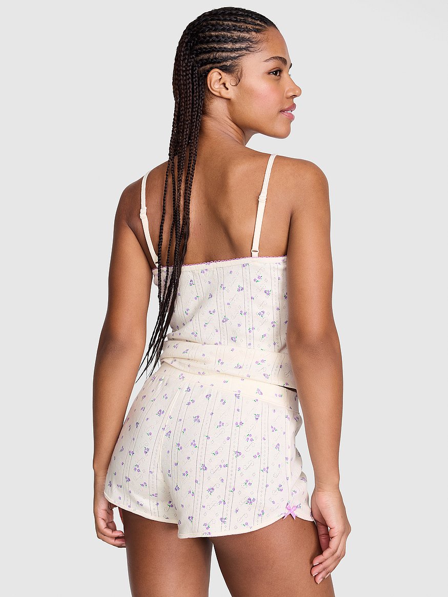 pointelle bow boxer shorts pointelle bow boxer shorts
