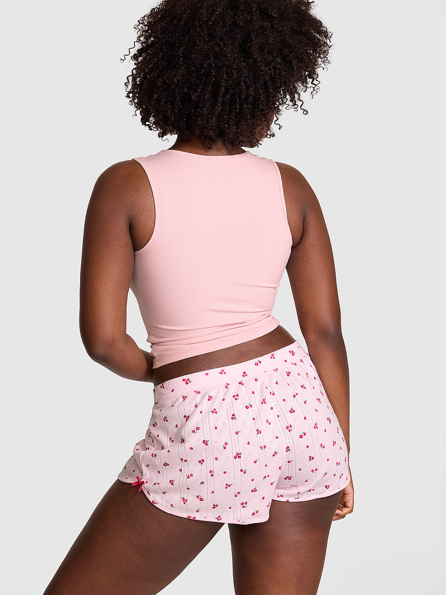 pointelle bow boxer shorts pointelle bow boxer shorts